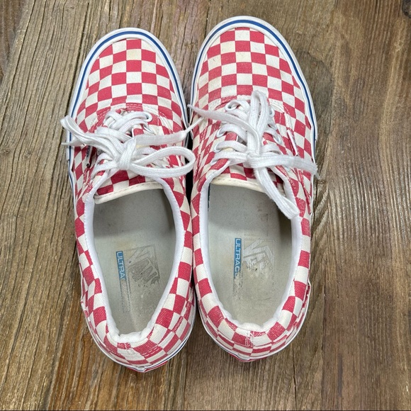 Vans Red Checkerboard Ultra Cush Size 9 - Picture 7 of 11